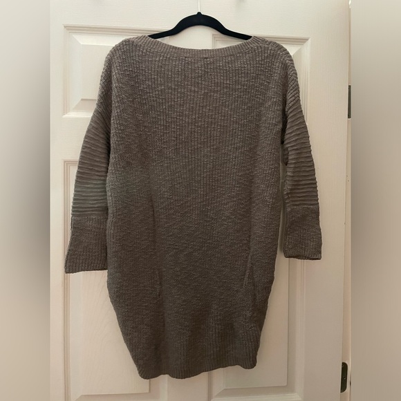 Express Sweater XS Women Brown Half Sleeve Boho Casual Cozy - Picture 2 of 2